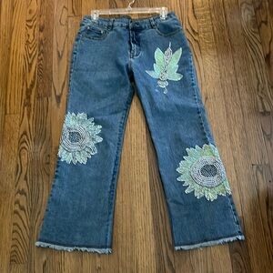 AZI Beaded Jeans size 31”
